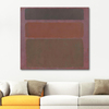 Mark Rothko No 16 Kırmızı Kahverengi ve Siyah Kanvas Tablo