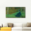 Martha Kurzweil On The Shore In Pont Aven by Max Kurzweil as Fine Art Print