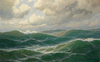 Max Jensen Seagulls Over The Waves Art Print