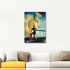 Salvador Dali Arp ile Meditasyon Kanvas Tablo