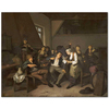 Cornelis Pietersz Bega Tavernada Kutlama Kanvas Tablo