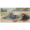 Mischief Ad Repose by John William Godward as Fine Art Print