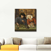 Money Changer and his Wife by Quentin Massys as Art Print