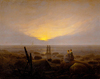 Moon Rising Over The Sea by Caspar David Friedrich