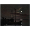 Moonlight Picture by Christoffer Wilhelm Eckersberg as Art Print