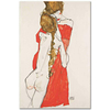 Egon Schiele Anne ve Kızı Kanvas Tablo
