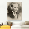 Mustafa Kemal Atatürk Portre VII Kanvas Tablo