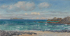 John Brett Newtrain Koyu ve Gull Adası, Cornwall Kanvas Tablo