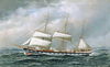 Antonio Jacobsen Norveç Gemisi Kanvas Tablo