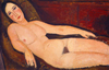 Nude on a Divan by Amedeo Modigliani as Art Print