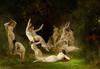 William Adolphe Bouguereau Su Perileri Kanvas Tablo
