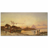 On the Nile by Hermann David Salomon Corrodi as Art Print