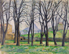 Chestnut Trees at the Jas de Bouffan by Paul Cezanne