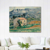 Paul Cezanne Maison devant la Sainte-Victoire près de Gardanne Art Print