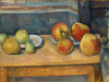 Paul Cezanne Meyveler ile Natürmort Kanvas Tablo