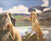 Two Bathers by Paul Emile Chabas