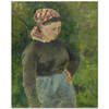 Camille Pissarro Çiftçi Kadın Kanvas Tablo