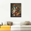 Peonies Roses Tulips an Iris in a Vase by Jan Frans van Dael as Art Print
