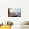 Pieschen View From Dresden by Johan Christian Dahl as Art Print