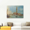 Francesco Guardi Pietro di Castello Venedik Kanvas Tablo