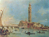Francesco Guardi Pietro di Castello Venedik Kanvas Tablo
