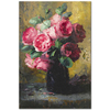 Pink Roses in a Vase by Frans Mortelmans as Art Print