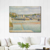 Port-en-Bessin The Outer Harbor by Georges Seurat as Art Print