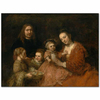 Rembrandt van Rijn Bir Aile Portresi Kanvas Tablo
