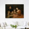 Rembrandt van Rijn Bir Aile Portresi Kanvas Tablo
