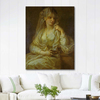 Angelica Kauffman Bir Kadın Portresi Kanvas Tablo