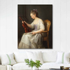 Portrait of a Violinist by Anne Valleyer Coster as Fine Art Print