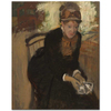 Edgar Degas Mary Cassatt Portresi Kanvas Tablo