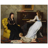 Practicing by Gustave Leonard de Jonghe as Fine Art Print