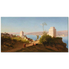 Promenade by Rumeli Hisari on the Bosphorus by Charles Theodore Frere as Fine Art Print