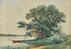 Punt on a River by Alfred Thompson Bricher