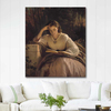 Reading Portrait of Sofia Nikolayevna Kramskaya by Ivan Kramskoy as Fine Art Print
