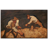 Reapers and Approaching Storm by Albin Egger Lienz as Art Print