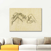 Reclining Nude by Balthus as Art Print