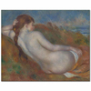 Reclining Nude by Pierre Auguste Renoir as Art Print