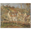 Red Roofs, Corner of a Village, Winter by Camille Pissarro as Art Print