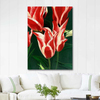 Red Tulips by Dagmar Göğdün as Fine Art Print