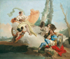 Giovanni Battista Tiepolo Armida Tarafından Büyülenen Rinaldo Kanvas Tablo