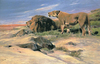 Robbers of the Desert by Wilhelm Kuhnert