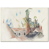 Rooftops And Trees by Charles Demuth as Art Print