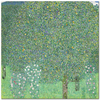 Gustav Klimt Ağaçların Altında Gül Fidanları Kanvas Tablo