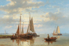 Sailing Boats On Rough Seas by Abraham Hulk
