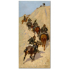 Frederic Remington Dağa Tırmanan İzciler Kanvas Tablo
