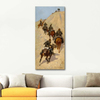 Frederic Remington Dağa Tırmanan İzciler Kanvas Tablo