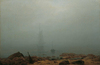 Sea Beach In The Fog by Caspar David Friedrich