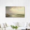 Seascape with Distant Lighthouse by William Trost Richards as Art Print